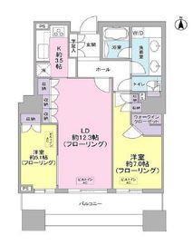 東京パークタワー 23階 間取り図