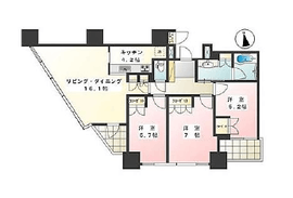 ザ・センター東京 15階 間取り図