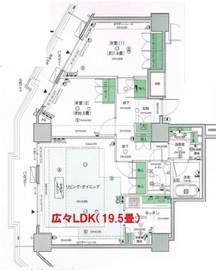 ローレルコート新宿タワー 27階 間取り図