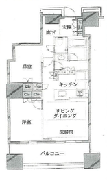 富久クロスコンフォートタワー(Tomihisa Cross)  9階 間取り図