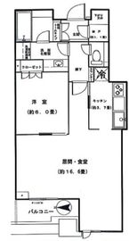 プラウドタワー千代田富士見 33階 間取り図