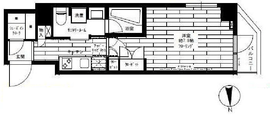 ステージグランデ清澄白河アジールコート 4階 間取り図