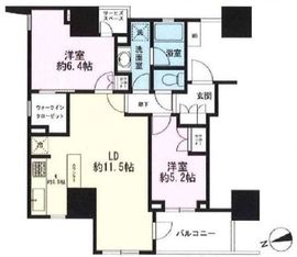 ザ・パークハウス上野レジデンス 11階 間取り図