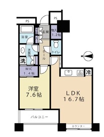 東京シーサウスブランファーレ 14階 間取り図