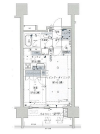 ザ・パークハウス赤坂レジデンス 12階 間取り図