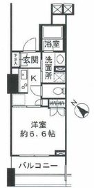 ザ・パークハウス新宿御苑西 5階 間取り図