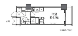 HF駒沢公園レジデンスタワー 2805 間取り図