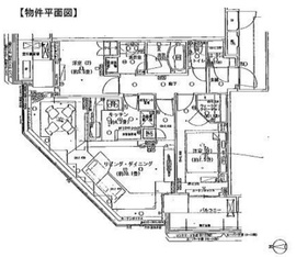 THE TOYOSU TOWER 29階 間取り図