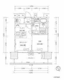 ザ・パークハウス渋谷美竹 3階 間取り図
