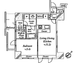 パークリュクス月島ステーションプレミア 3階 間取り図