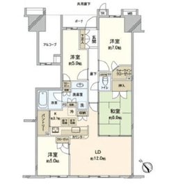 東京フロントコート 9階 間取り図