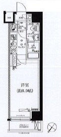 スパシエ日本橋エセンザ 9階 間取り図
