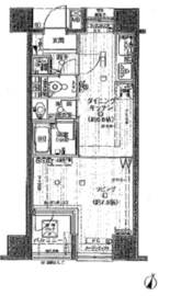 アーバンフォレスト後楽園 2階 間取り図