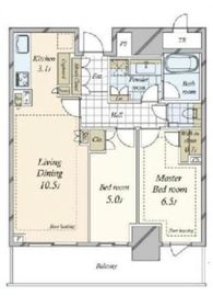パークタワー西新宿 11階 間取り図