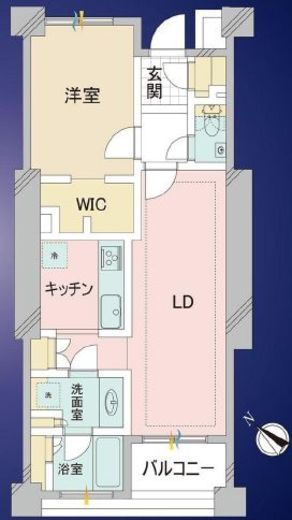 クレッセント東京ビュータワー 11階 間取り図