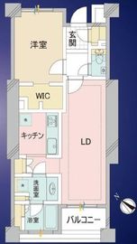 クレッセント東京ビュータワー 11階 間取り図