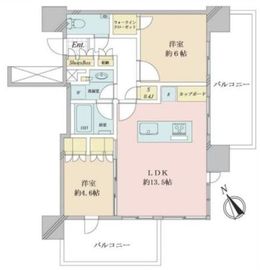 シティタワー目黒 3階 間取り図
