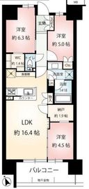 リビオシティ南砂町ステーションサイト 10階 間取り図