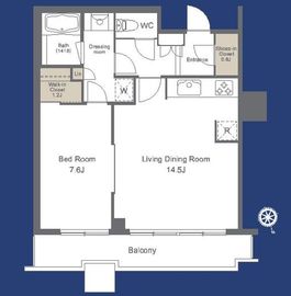 SUN恵比寿 5階 間取り図