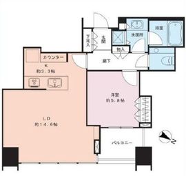 大崎ウエストシティタワーズ イースト 23階 間取り図