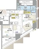 ドゥアージュコラッド松濤 3階 間取り図
