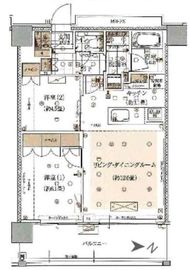 アルブル高輪 10階 間取り図