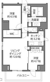 ルキオ日本橋蛎殻町 2階 間取り図