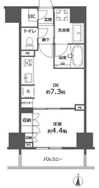 オープンレジデンシア錦糸町 8階 間取り図