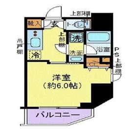 クレイシア五反田駅前 2階 間取り図