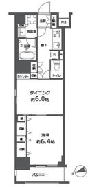日神デュオステージ浅草三筋 8階 間取り図