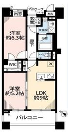 ダイナシティ三宿 3階 間取り図