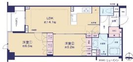 パークハウス飯田橋レジデンス 4階 間取り図