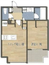 コンフォルテハイム池袋 4階 間取り図