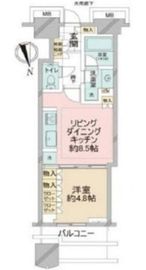 HF碑文谷レジデンス 31階 間取り図
