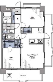 藤和シティホームズ神楽坂 10階 間取り図