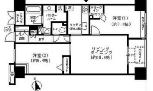 コンフォリア代官山青葉台 9階 間取り図