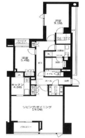 プレミスト南青山 3階 間取り図