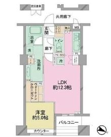 プレミスト日本橋浜町リデアル 2階 間取り図