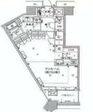 勝どきザ・タワー 36階 間取り図