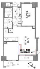 ガーラプレイス新宿御苑 5階 間取り図