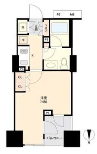 パークキューブ銀座イースト 12階 間取り図