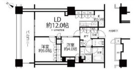 ブリリア有明スカイタワー 9階 間取り図