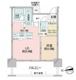 品川イーストシティタワー 10階 間取り図