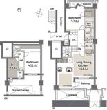 クレッセント新宿柏木 1階 間取り図