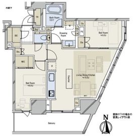 ブリリアタワー池袋West 5階 間取り図