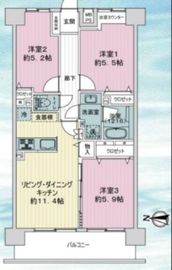 マイプレジール広尾 4階 間取り図