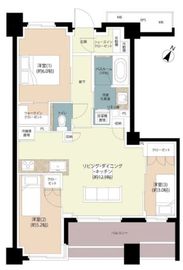 アトラスシティ千歳烏山グランスイート杜の棟 4階 間取り図