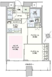 スカイズタワー＆ガーデン 33階 間取り図