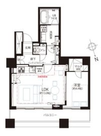 MFPRコート代官山 28階 間取り図