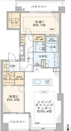 パークコート三田綱町 4階 間取り図